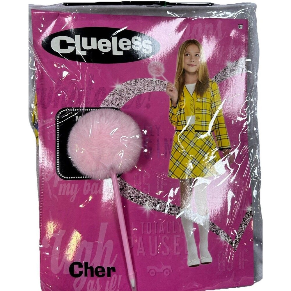 Girls Clueless Cher Costume Kids No Clue School Girl 1990s Film TV Hens Party